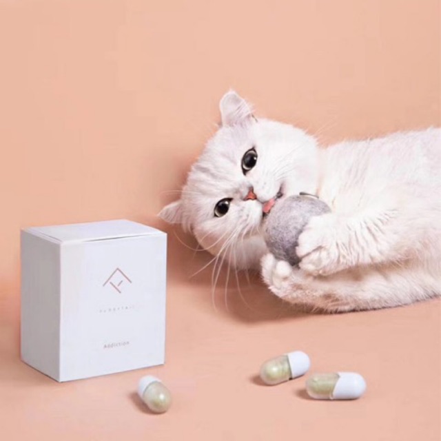 Furrytail :Catnips cat ball🌱