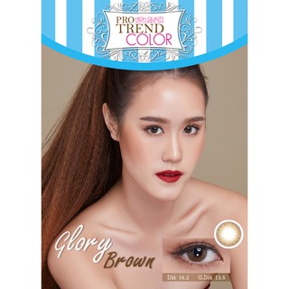 Protrend Color คอนแทคเลนส์ รุ่น Glory Brown