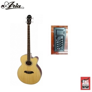 ARIA FEB-30M N กีตาร์เบสโปร่งไฟฟ้า แอเรีย Electric Acoustic Bass