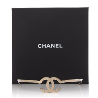 Chanel Metal CC headband light gold 2021