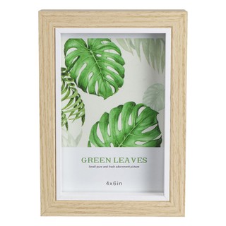 Picture frame FRAME WOOD LEAF 4"X6" BEIGE HLS Home decoration Home &amp; Furniture กรอบรูป กรอบรูป HOME LIVING STYLE LEAF 4X