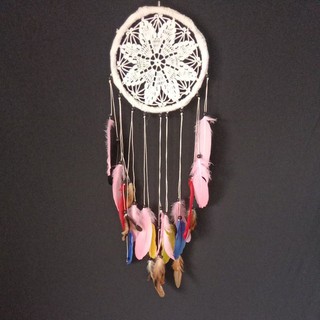 Handmade crochet dream catcher 25×80cm