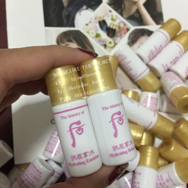 The History Of Whoo Hydrating  Balancer+Emulsion