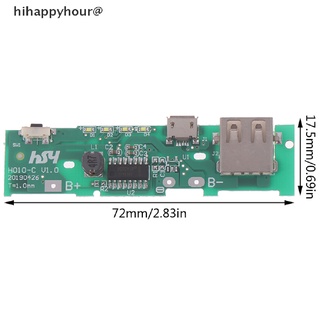 Hihappyhour@ บอร์ดโมดูลพาวเวอร์แบงค์ 5V 1A สําหรับโทรศัพท์มือถือ 18650 DIY