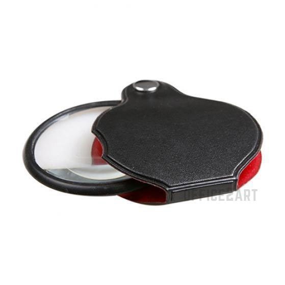 แว่นขยาย แว่นขยายพับได้ สีดำ Ø 60 มม. ( เลนส์ขยาย เลนส์ขยายพับได้ แว่นขยายมือถือ แว่นขยายพกพา แว่นขยายส่องพระ)