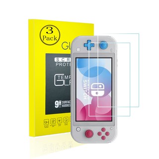 [2 แพ็ค] กระจกนิรภัยกันรอยหน้าจอ 9H ป้องกันลายนิ้วมือ สําหรับ Nintendo Switch lite