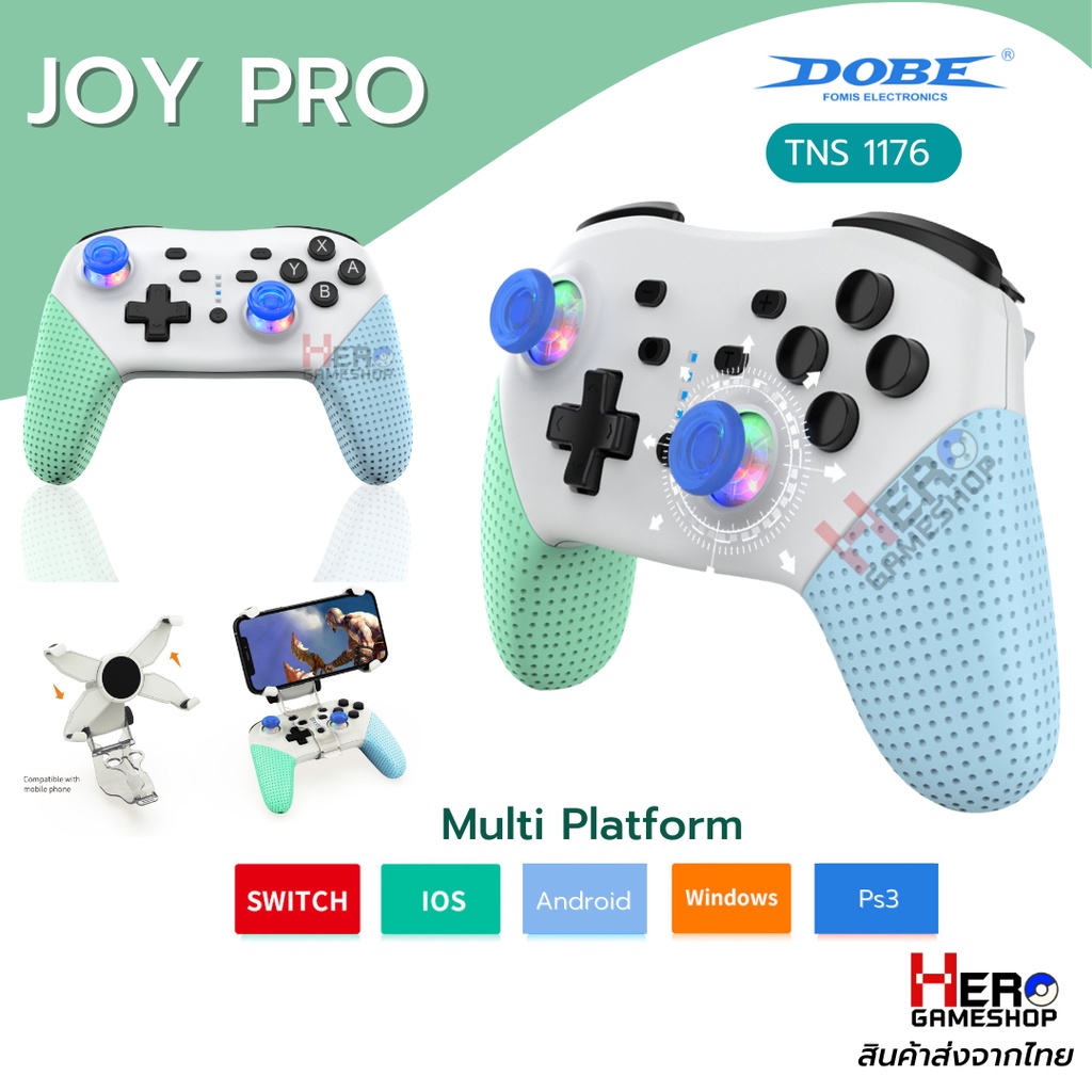 Joy Pro Dobe 🇹🇭พร้อมส่งในไทย🇹🇭 จอยโปร Nintendo Switch ios / Genshin / Tower of Fantasy / Apex / Diab