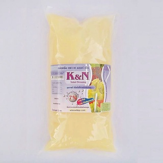 เคแอนด์เอ็น น้ำสลัดครีมไขมันต่ำ 1 กิโลกรัม K&amp;N Salad Dressing Cream Low Fat 1 kg