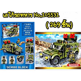 เลโก้ No 105531รถจิ๊ปทหาร จำนวน 269 ชิ้น (lc2)