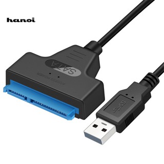 【HH】อะแดปเตอร์แปลงสายเคเบิ้ล Type-c USB 2.0 เป็น SATA 20 ซม. สําหรับ 2.5 iHch HDD SSD