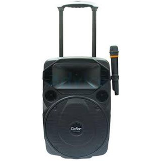 Ceflar (M-1242) Black +USB,BLUETOOTH แถม 2Microphone