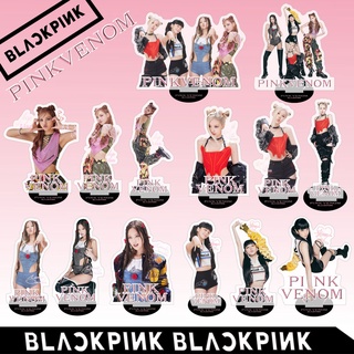 Blackpink &lt;PINK VENOM&gt; Jennie Lisa Jisoo rose ป้ายหยุด แบบใส สองด้าน ตกแต่งเดสก์ท็อป