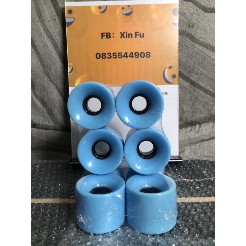ล้อสเก็ตบอร์ด Penny wheels 60X45mm 80A  จัดส่งจากภูเก็ต surf skateboard wheels sky blue skateboard w
