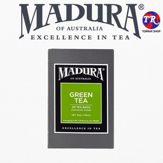 Madura Green Tea มาดูร่า ชาเขียว 20 teabag x 2g