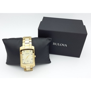 นาฬิกา BULOVA MENS 97D107 DIAMOND ACCENT 32 MM QUARTZ พร้อมกล่อง (ใหม่มีตำหนิ)