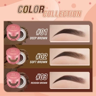 Pinkflash 2-in-1 ครีมเขียนคิ้ว และผงเจล อายไลเนอร์ โพเมด กันน้ํา กันเปื้อน เม็ดสีสูง ติดทนนาน อเนกประสงค์