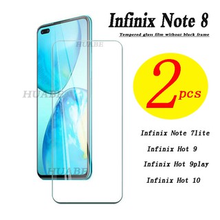 ฟิล์มกระจกนิรภัยสําหรับ  infinix zero8 Infinix Note 8 ( Not Full Screen ) 9 H Infinix Hot 9 / Hotplay / 7