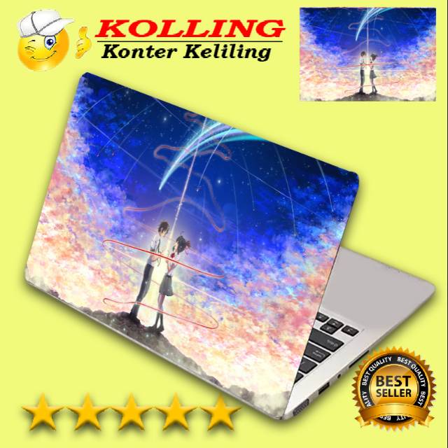 Garskin Laptop Taki และ mitusuha อะนิเมะ kimi no nawa Skin แล็ปท็อปสติกเกอร์แล็ปท็อป