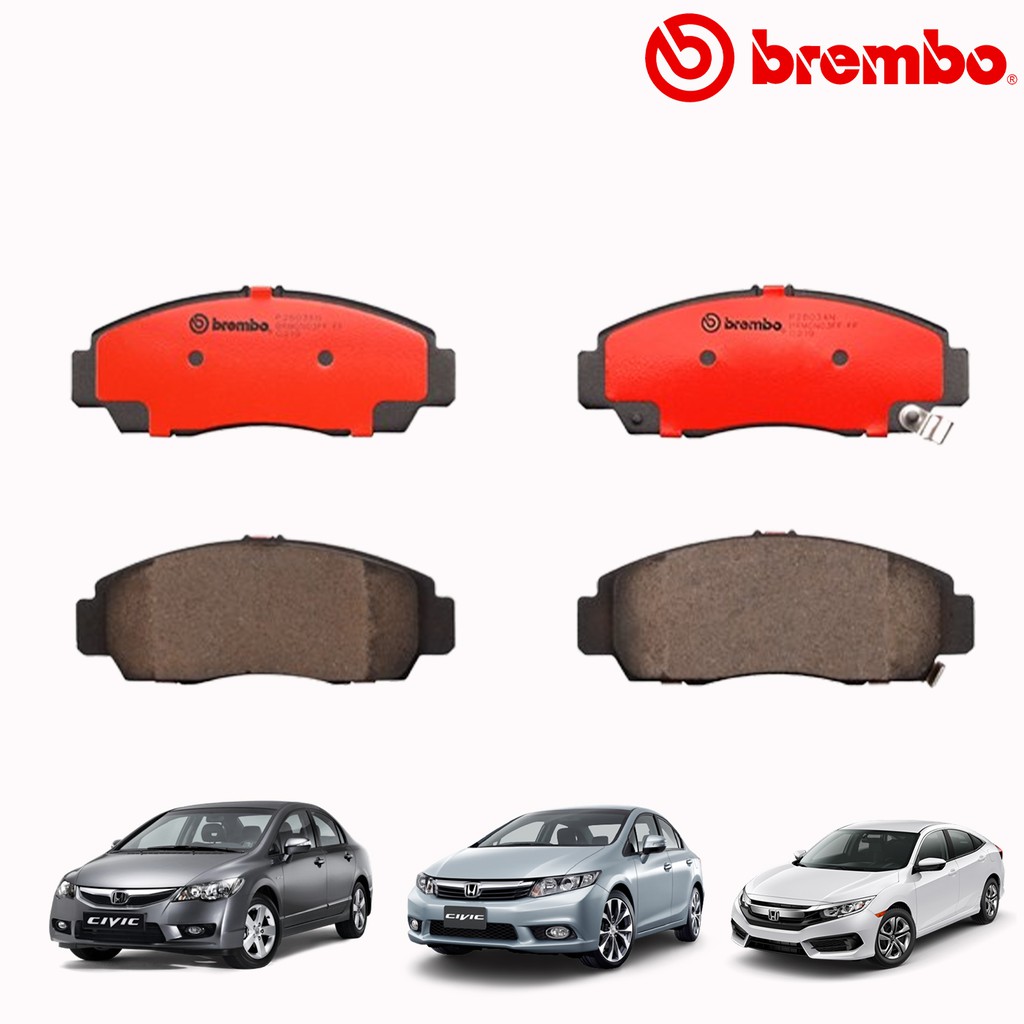 Brembo ผ้าเบรค Honda Civic EF EG EK ES(Dimension) FD FB FC FK ฮอนด้า ซีวิค (เกรดเซรามิค Ceramic)