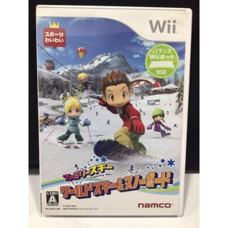 แผ่นแท้ [Wii] Family Ski - World Ski &amp; Snowboard (Japan) (RVL-P-RYKJ) We Ski