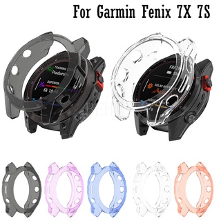 เคสหน้าปัดนาฬิกาข้อมืออัจฉริยะ แบบ TPU กันกระแทก สำหรับ Garmin Fenix 7X 7S