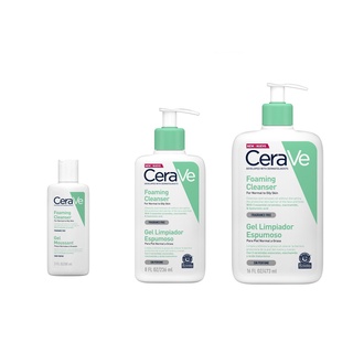 CERAVE Foaming Cleanser สำหรับผิวธรรมดา-ผิวมัน เป็นสิวง่าย  โฟมล้างหน้า