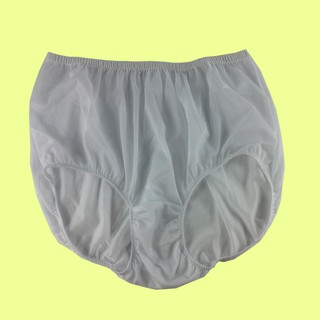 White High Waist Briefs Panties Silky Soft Nylon Panty Men Underwear Women Knickers Fashion Lingerie