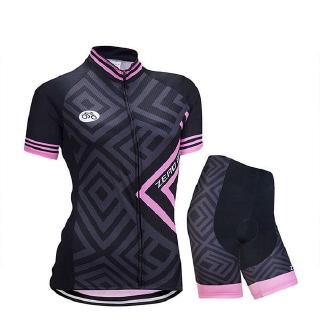 Cycling Jersey Short Sleeve Women Bicycle Clothing Road Bike Shirt Shorts Padded Pants