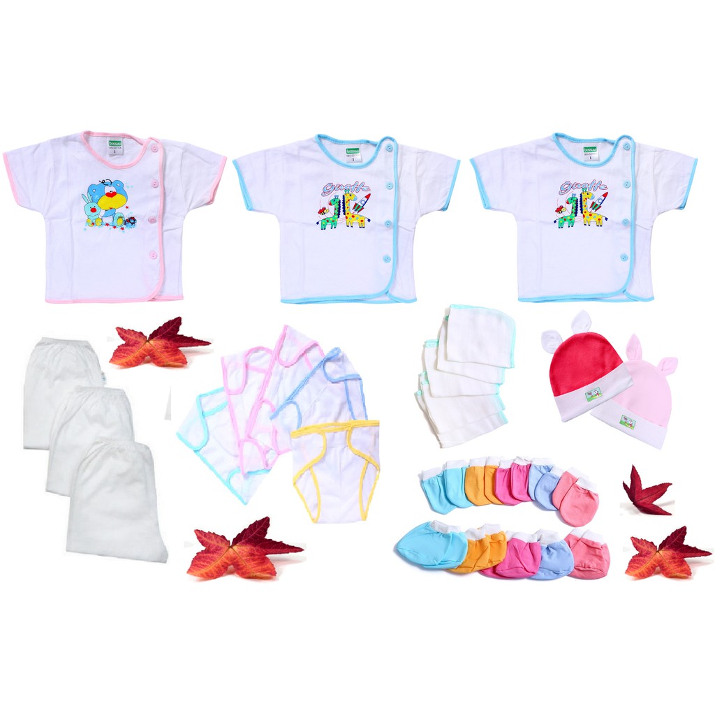 [GIVE A STRAWBERRY BRACELET] ชุด 28 ชิ้นสําหรับทารกแรกเกิดตั้งแต่ 0 ถึง 6 เดือน