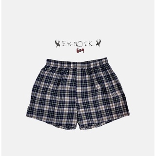 บ๊อกเซอร์ลายสก๊อต (BOXER) กางเกงขาสั้น EX ROCK M-2XL