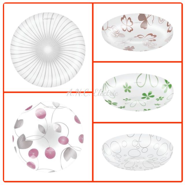 LAMPTAN โคมเพดานกลม LED ขนาด 14.5 นิ้ว