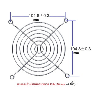แผ่นตะแกรงโลหะสำหรับพัดลม 12เซน