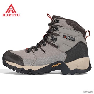 ♦HUMTTO Brand Waterproof Hiking Shoes Men Sneakers Leather Tactical hunting Boots Male Winter Trekking Sport Climbing Me