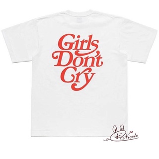 [S-5XL] Human Made X Girls Dont Cry เสื้อยืดลําลองสําหรับผู้ชายผู้หญิงแขนสั้นคอกลมยืด.สบาย.รัก