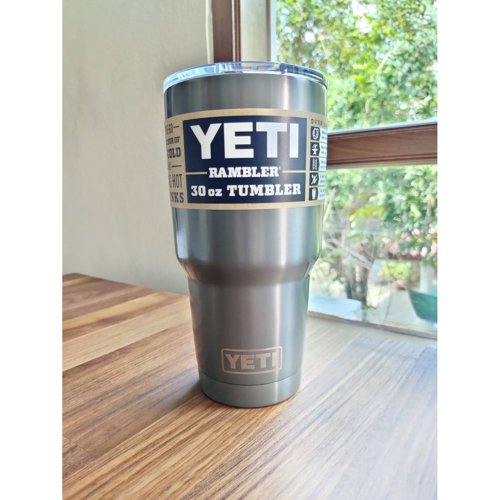 แก้ว YETI แท้ รุ่น RAMBLER 30oz สีใหม่ สี Graphite (พร้อมส่ง)