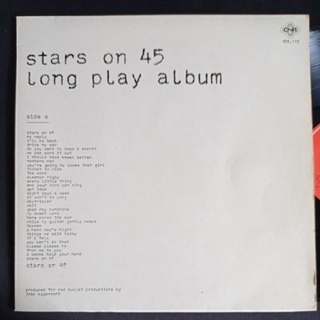 แผ่นเสียง 12 นิ้ว Star on 45 รวมเพลงยอดนิยมในอดีตเมดเลย์ Non Stop ชุด Star on 45 Long Play Album ทดลองฟังได้ครับ