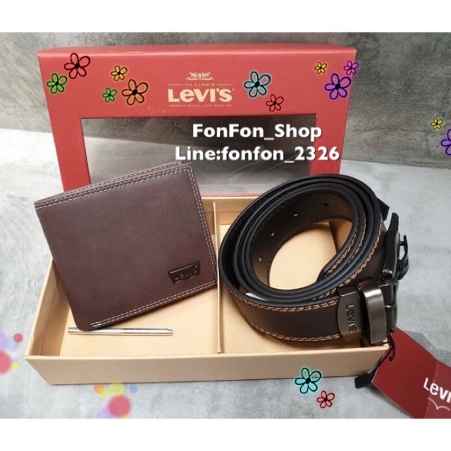 กระเป๋าสตางค์+เข็มขัด Levi's 🌷🌷🌷🌷