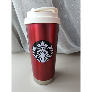 *ของแท้*Starbucks Korea Chrismas Collection SS Tumbler Elma 473ml.