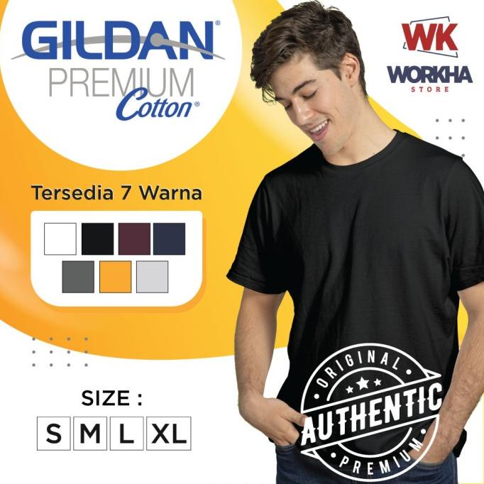 Gildan เสื้อยืด ผ้าฝ้าย 100 พรีเมี่ยม 76000 - bcool661.th - ThaiPick