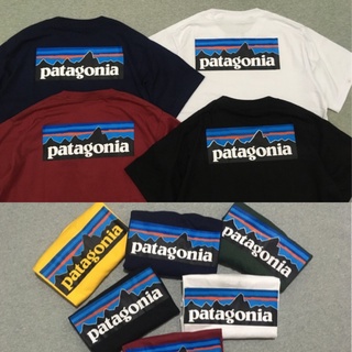 เสื้อยืด พิมพ์ลายโลโก้ Patagonia P6 RESPONSIBILI