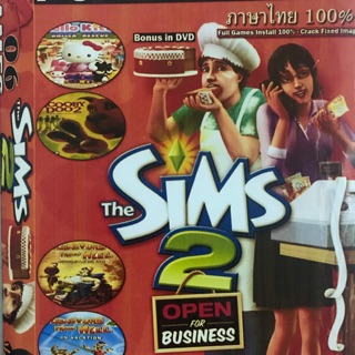 แผ่นเกมส์ PC SIMS 2ภาษาไทย​