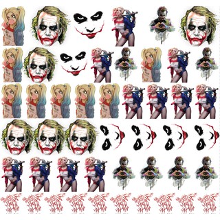 สติ๊กเกอร์ติดเล็บลอกลายน้ำลาย Joker