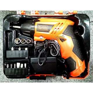 Black&amp;Decker สว่านไขควงไร้สาย 4.8V. รุ่น KC4815KA15#187