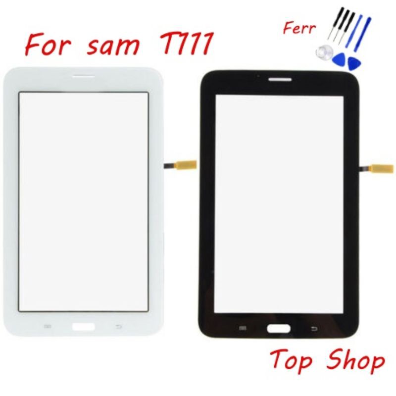 ทัสกรีนหน้าจอสัมผัสแผ Touch Screen สำหรับ Samsung Galaxy Tab 3 Lite SM-T111 T111 3G สีดำสีขาว