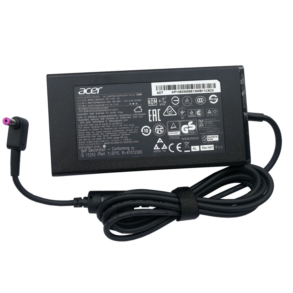 Acer Nitro 5 AN515-44-R5FT 19V 7.1A 5.5*1.7 มม.Adapter 135W Power Supply Charger VX5