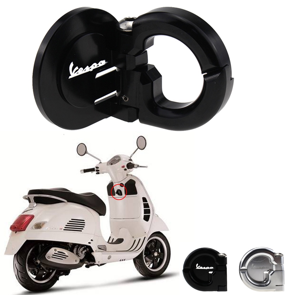 สําหรับ VESPA GTS300 GTS250 GTV300 GTV250 พับ Hook Crotte CNC อลูมิเนียมรถจักรยานยนต์อุปกรณ์เสริม