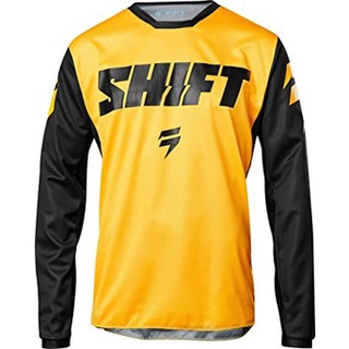 SHIFT ยี้ห้อดังระดับโลก  เสื้อมอเตอร์ไซรวิบากมอเตอร์ครอส ผ้า 100% Polyester บางเบา ระบายเหงื่อ ระบายอากาศดี แห้งไว