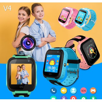 💥NEW💥V4 Kids Smart Watch Band นาฬิกาเด็กอัจฉริยะไอโม่ ที่มาแรงที่สุด กันเด็กหาย โทรได้ มีระบบ GPS และ SOS  ถ่ายรูปได้