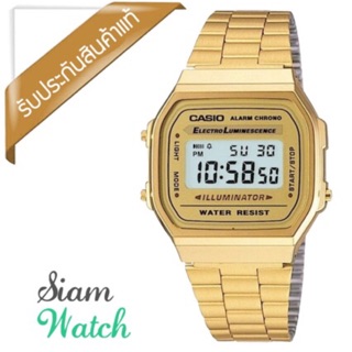 CASIO  แท้ 💯% ส่งฟรี รุ่น  A168WG-9WDF(ผู้หญิง)