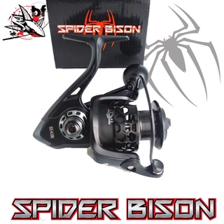 BPFSEP65 ลด65.-รอกสปินนิ่ง SPIDER BISON แมงมุมดำ รอกสปินนิ่ง